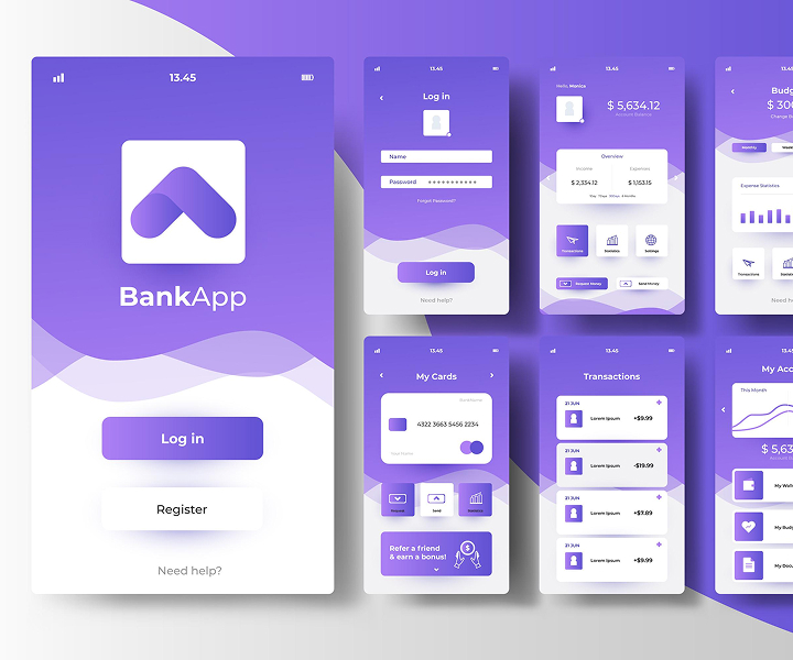 picture of banking app project